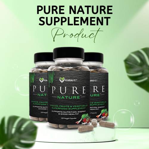 Pure Nature supplement - Natural Ways to boost energy