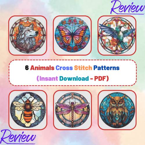 Stitch, Smile, Repeat! 😊 Dive into Animals Cross Stitch Patterns Bliss!"